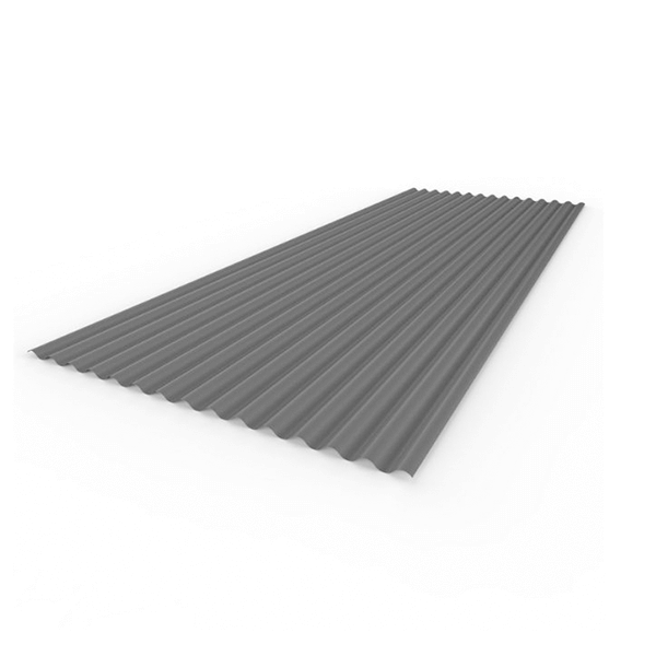 Chapa Prepintada Acanalada GRIS 25 1,1m x 1m