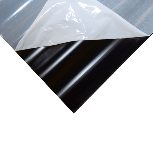Chapa Prepintada Acanalada NEGRO calibre 25 1,1m x 1m